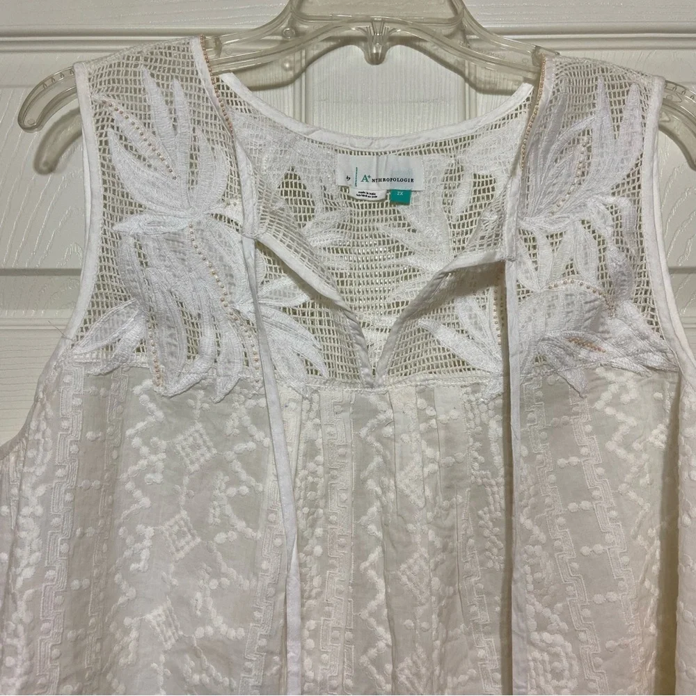 Anthropologie Maja embroidered tunic - Picture 4 of 7